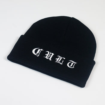 Cult x Silent "Posted" Black Beanie