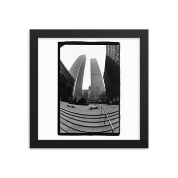 Twin Towers Jeff Zielinski Print Framed Poster