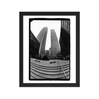 Twin Towers Jeff Zielinski Print Framed Poster