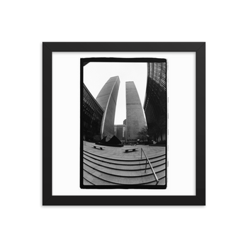 Twin Towers Jeff Zielinski Print Framed Poster