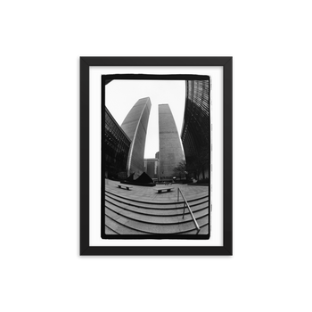 Twin Towers Jeff Zielinski Print Framed Poster