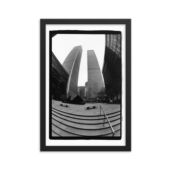 Twin Towers Jeff Zielinski Print Framed Poster