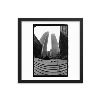 Twin Towers Jeff Zielinski Print Framed Poster