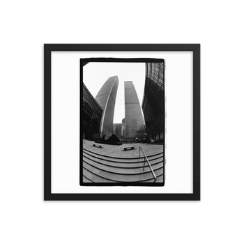 Twin Towers Jeff Zielinski Print Framed Poster