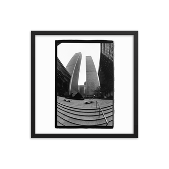 Twin Towers Jeff Zielinski Print Framed Poster