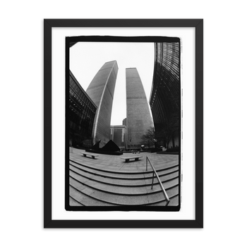 Twin Towers Jeff Zielinski Print Framed Poster