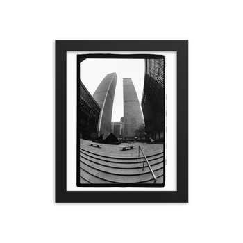 Twin Towers Jeff Zielinski Print Framed Poster