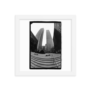 Twin Towers Jeff Zielinski Print Framed Poster