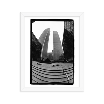 Twin Towers Jeff Zielinski Print Framed Poster