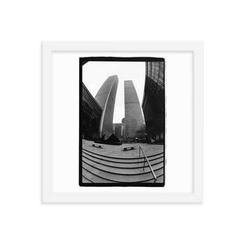 Twin Towers Jeff Zielinski Print Framed Poster