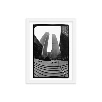 Twin Towers Jeff Zielinski Print Framed Poster