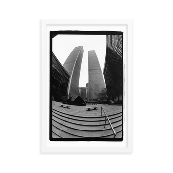 Twin Towers Jeff Zielinski Print Framed Poster