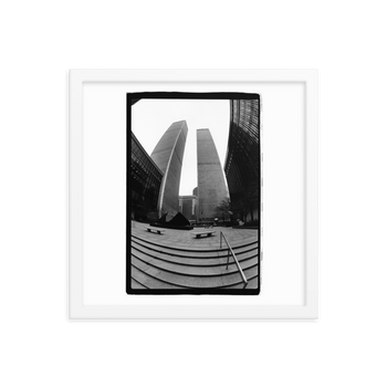 Twin Towers Jeff Zielinski Print Framed Poster