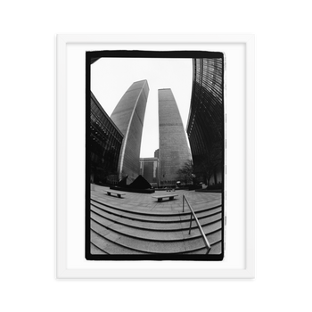 Twin Towers Jeff Zielinski Print Framed Poster