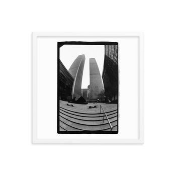 Twin Towers Jeff Zielinski Print Framed Poster