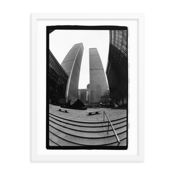 Twin Towers Jeff Zielinski Print Framed Poster