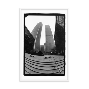 Twin Towers Jeff Zielinski Print Framed Poster