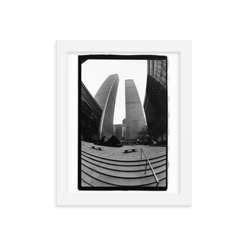 Twin Towers Jeff Zielinski Print Framed Poster