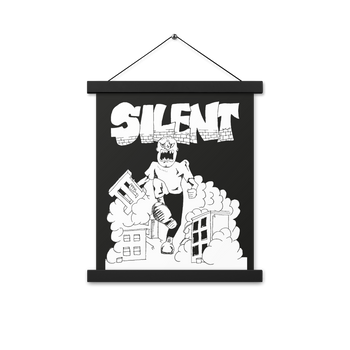 Issue 3 Art Silent Poster with Hangers