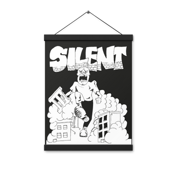 Issue 3 Art Silent Poster with Hangers