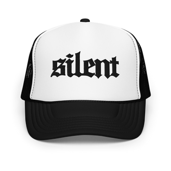 Silent Embroidered Logo Foam Trucker Caps