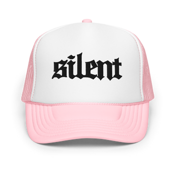 Silent Embroidered Logo Foam Trucker Caps