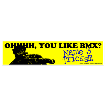 BMX Car Bumper Sticker