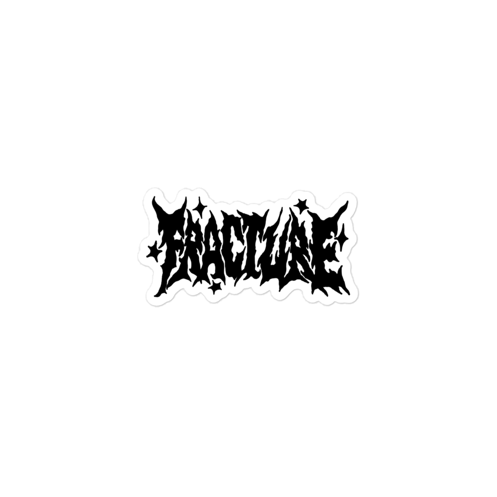 Fracture Crew Die-Cut Sticker (Various Sizes) • Silent Store