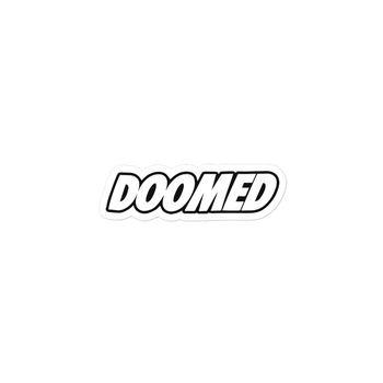 Doomed Logo Sticker