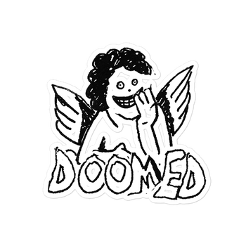 Doomed Cherub Sticker