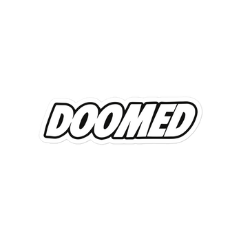 Doomed Logo Sticker