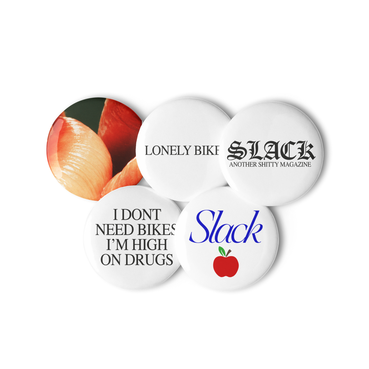 Slack Pin Badge Set 5