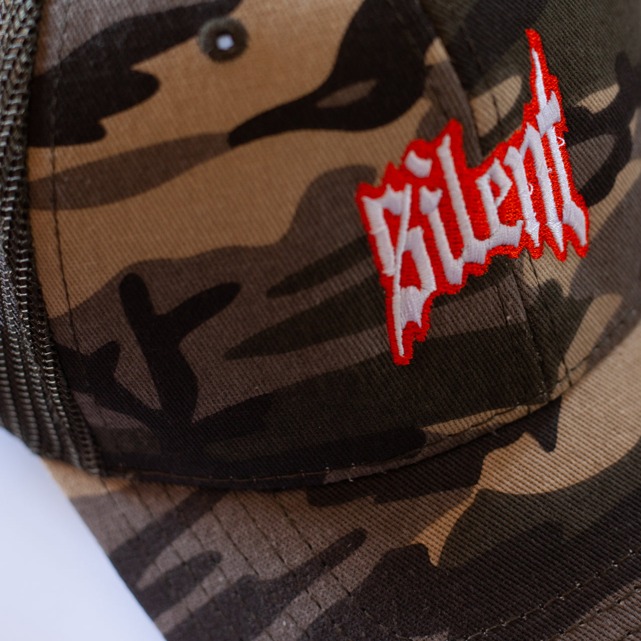 Silent "HICK" Camo Trucker Cap