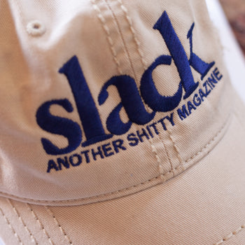 Slack "SHI*TY Beige Dad Cap