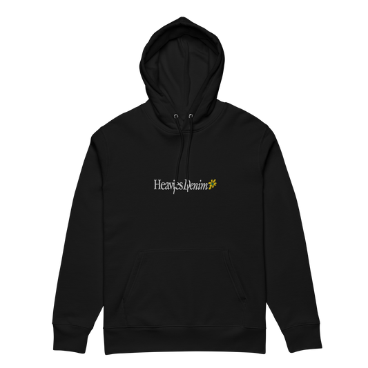 Heavies Denim 'Flower' Unisex ECO hoodie