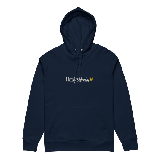 Heavies Denim 'Flower' Unisex ECO hoodie