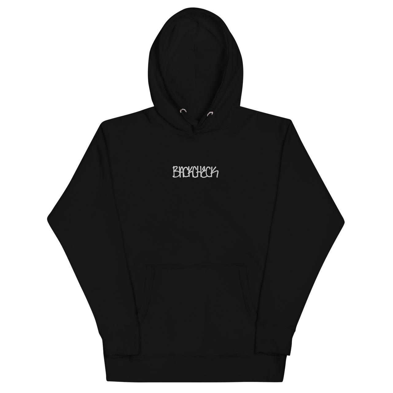 BACKCHECK Embroidered Hood Black