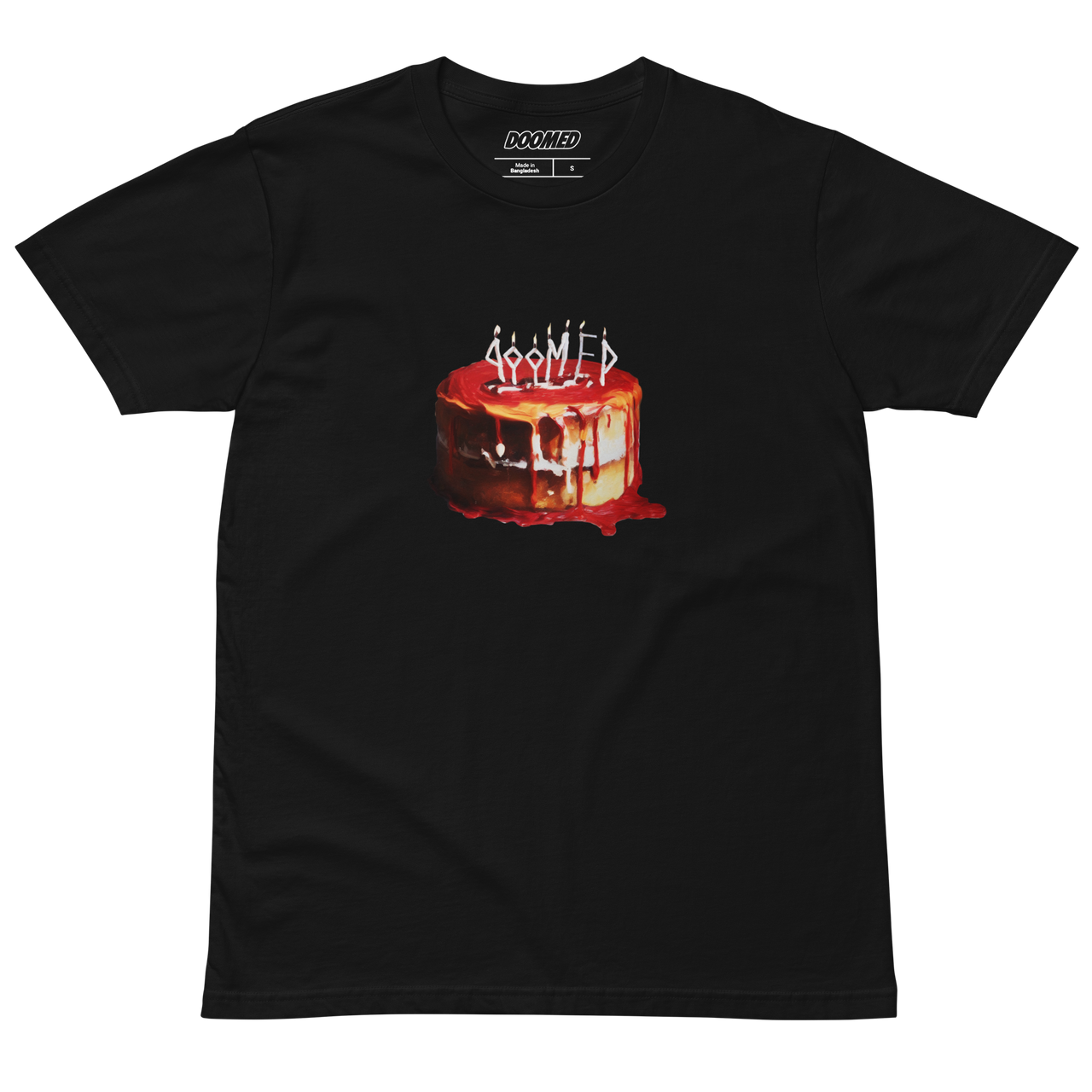 Doomed Cake Tee Black