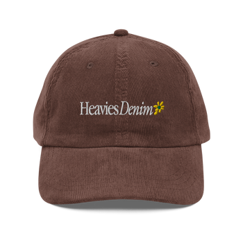 Heavies Denim 'FLOWER' CORD CAP