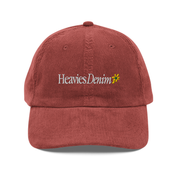 Heavies Denim 'FLOWER' CORD CAP