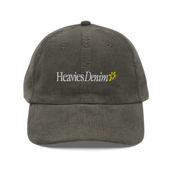 Heavies Denim 'FLOWER' CORD CAP