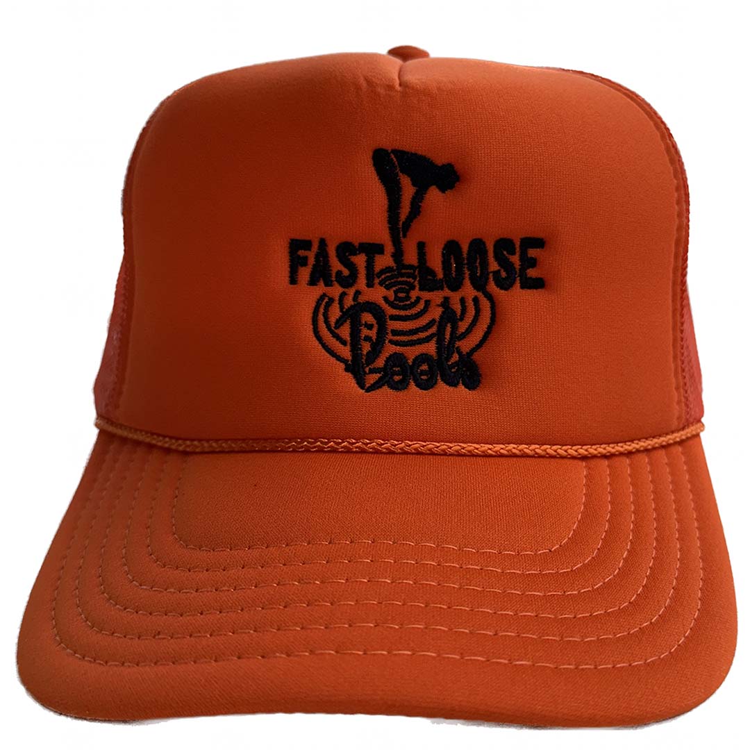 Fast And Loose Pool Haven Trucker Cap - Orange